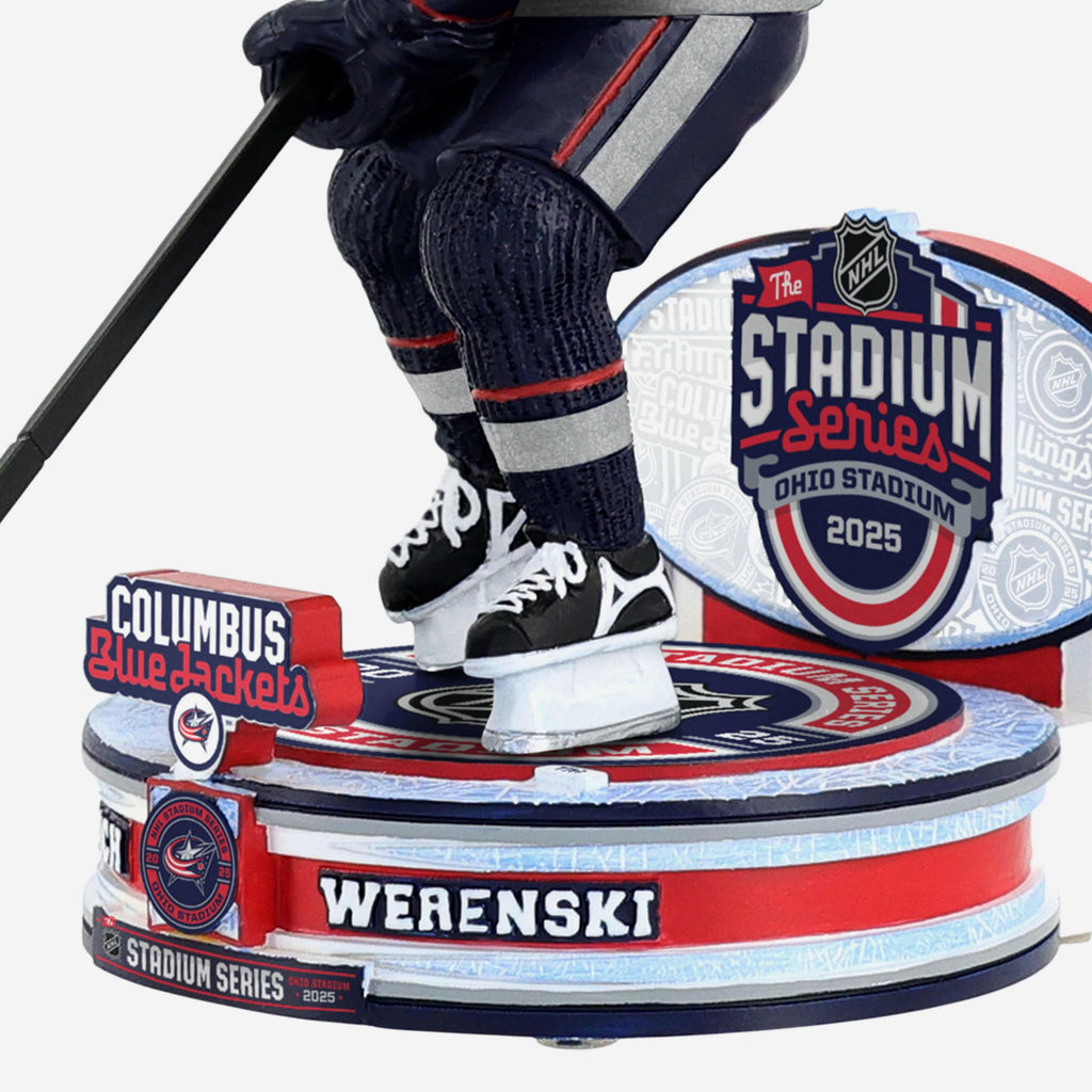 Zach Werenski Columbus Blue Jackets 2025 Stadium Series Bobblehead