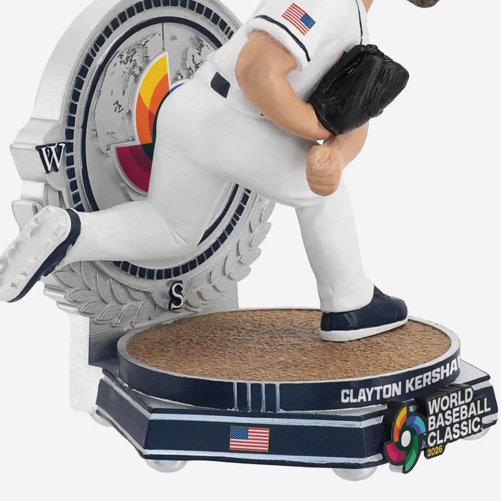 FOCO Clayton Kershaw USA 2026 World Baseball Classic Wackelfigur 4