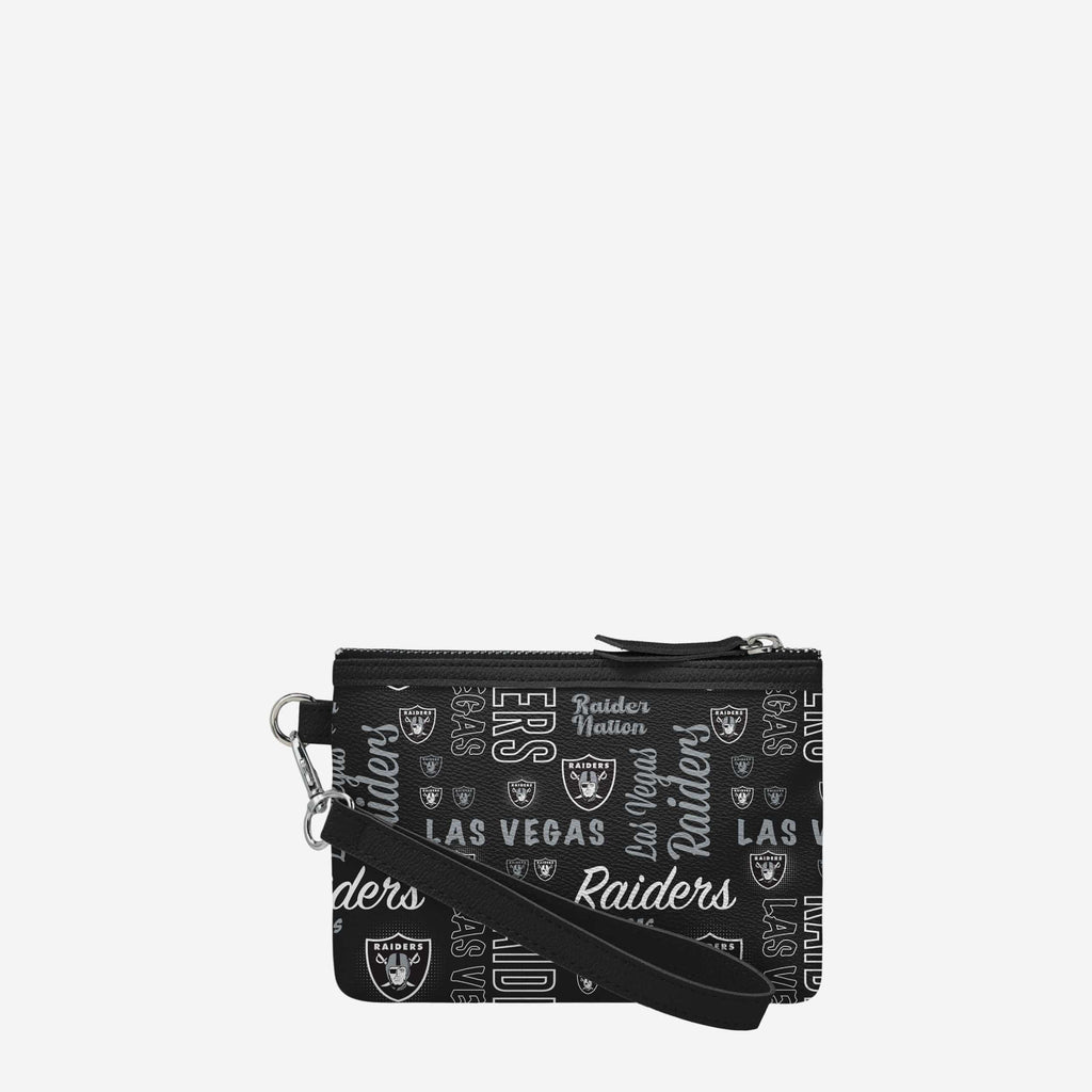 FOCO Las Vegas Raiders Wristlet Multicolor 2