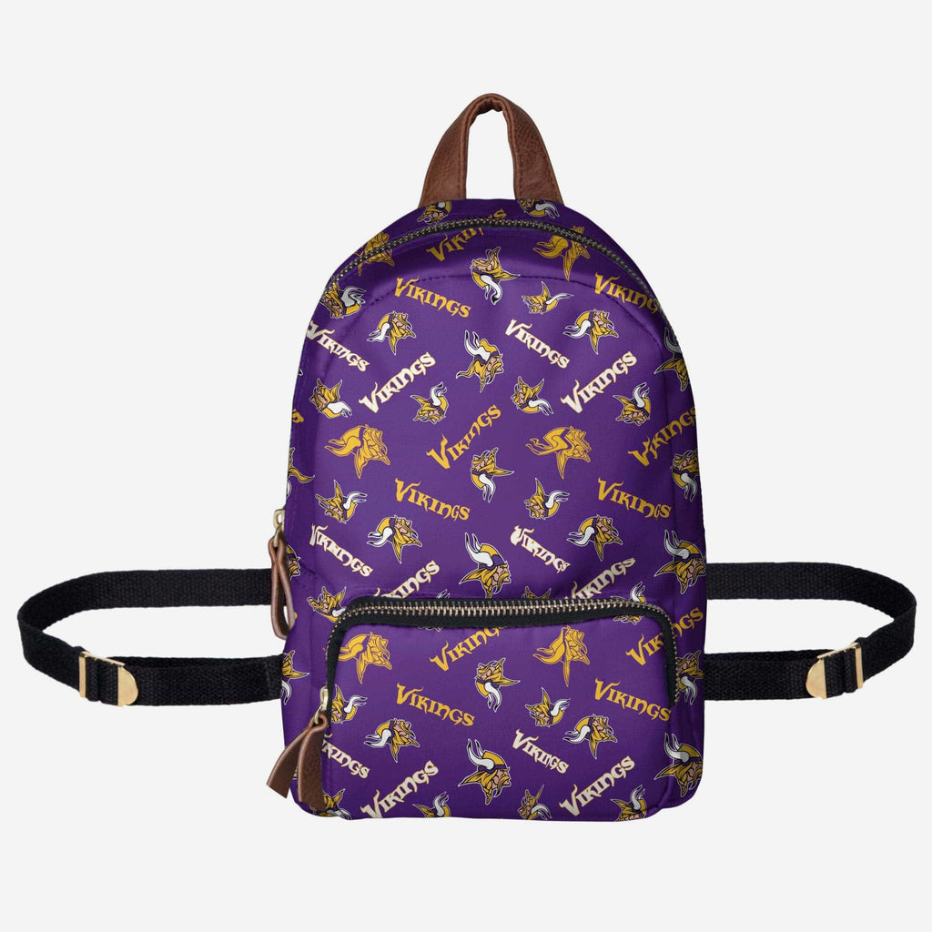 FOCO Minnesota Vikings Printed Collection Mini Backpack 2