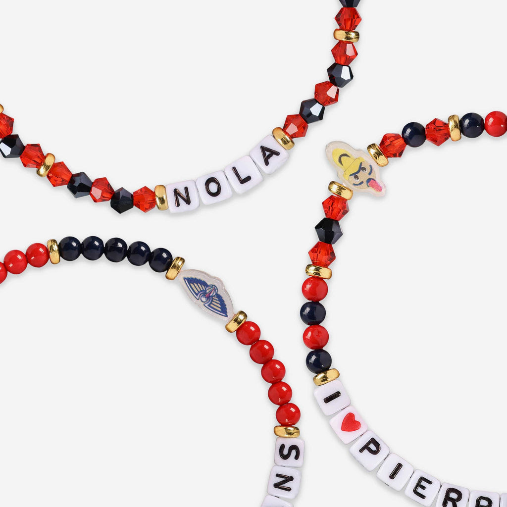FOCO New Orleans Pelicans 3 Pack Friendship Bracelet Women 3