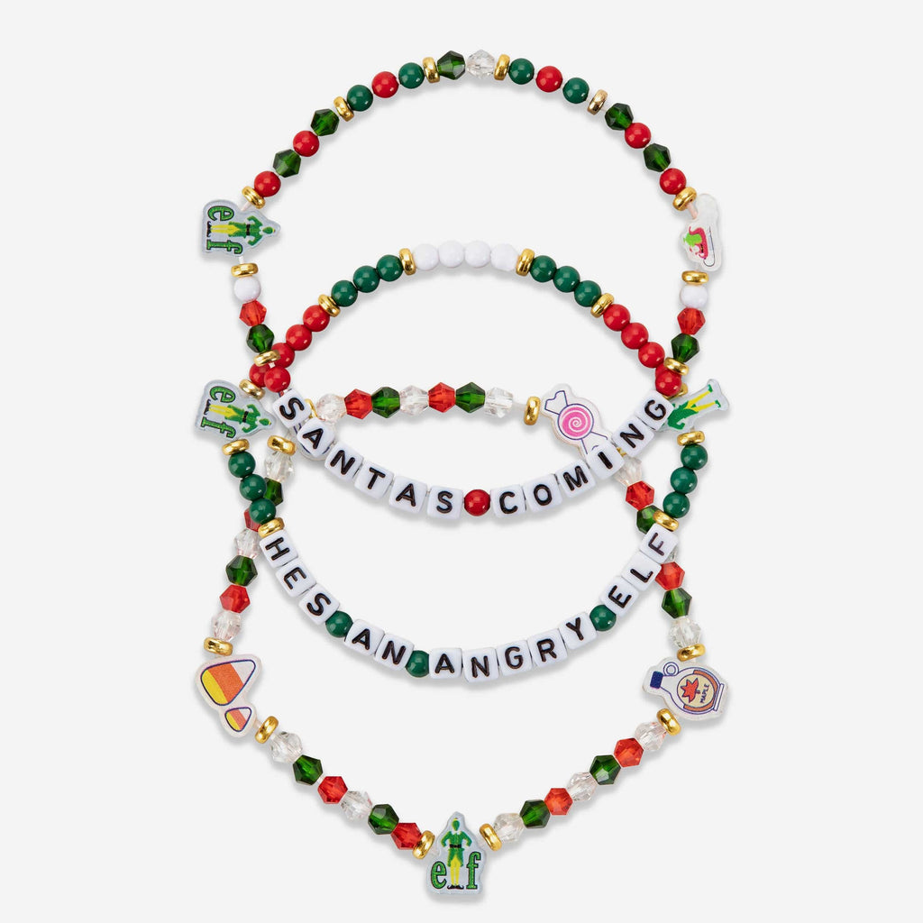 FOCO Elf Food Groups 3 Pack Friendship Bracelet Women 2