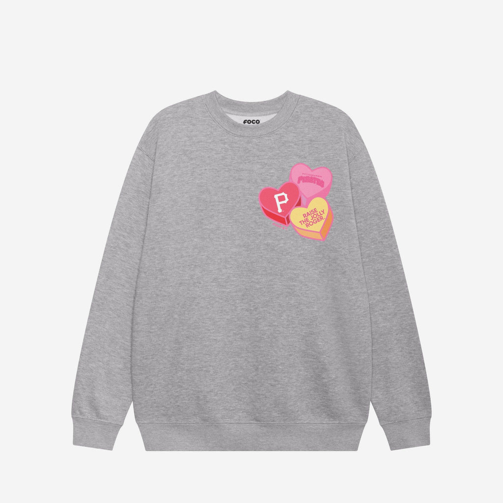 FOCO Pittsburgh Pirates Crew Neck Sweatshirt Athletic Heather M 4