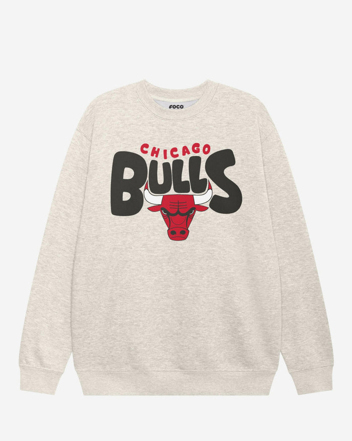 Chicago Bulls Bubble Crew Neck Sweatshirt FOCO S - FOCO.com
