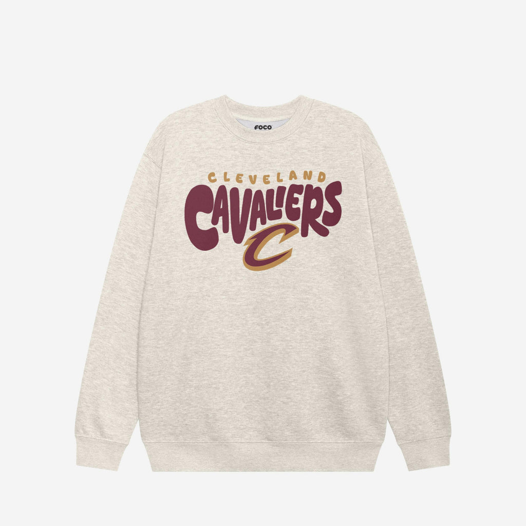 FOCO Cleveland Cavaliers Bubble Crew Neck Sweatshirt Unisex Small 2