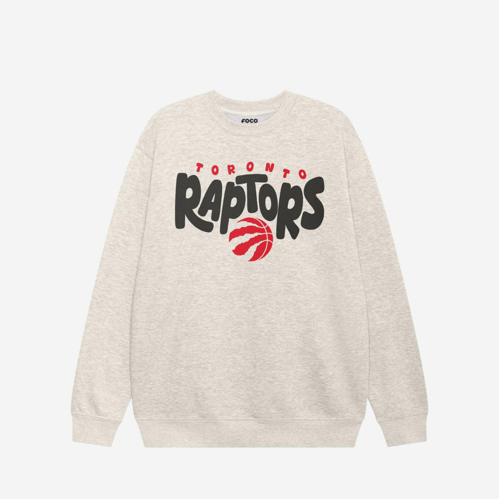 FOCO Toronto Raptors Bubble Crew Neck Sweatshirt Red L Unisex 2