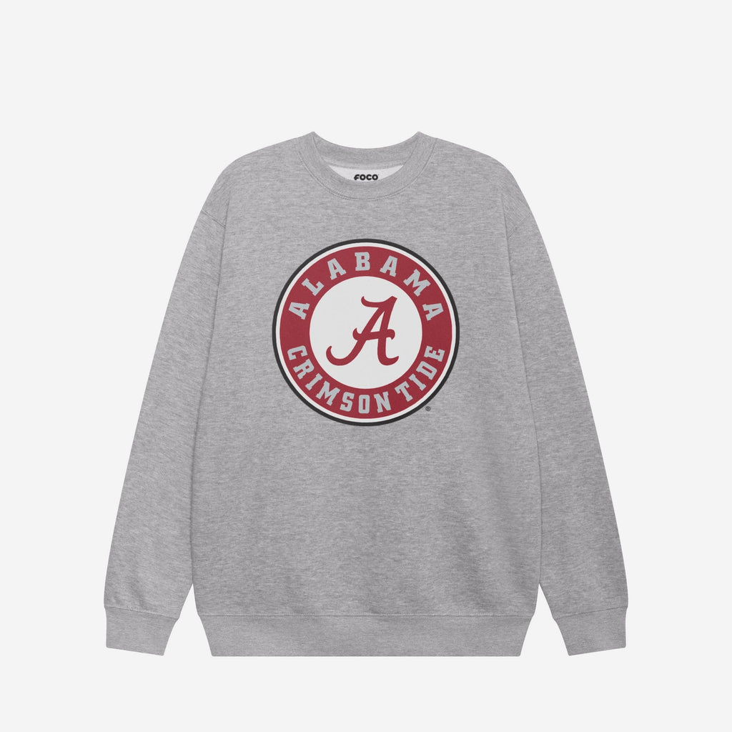 FOCO Alabama Crimson Tide Primary Logo Crew Neck Sweatshirt Black S 2