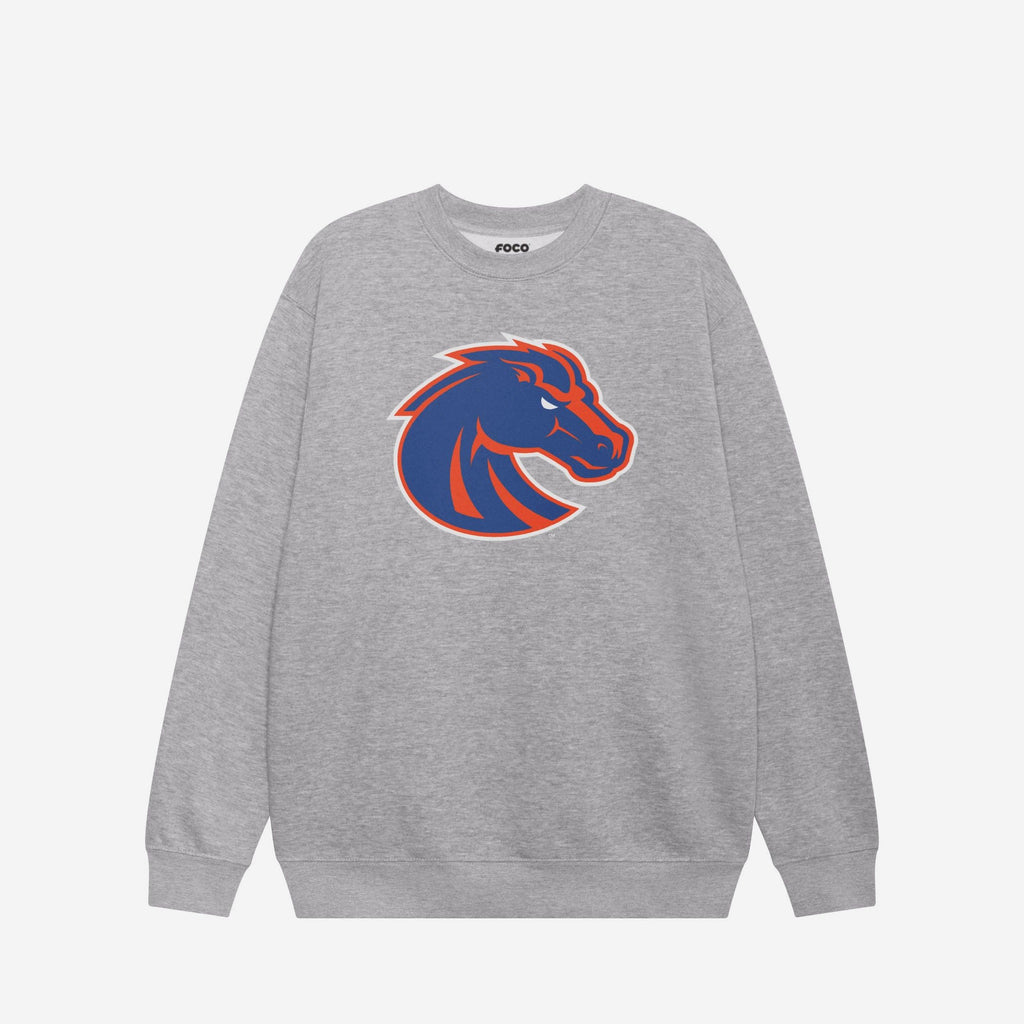 FOCO Boise State Broncos Primary Logo Crew Neck Sweatshirt Black L 2
