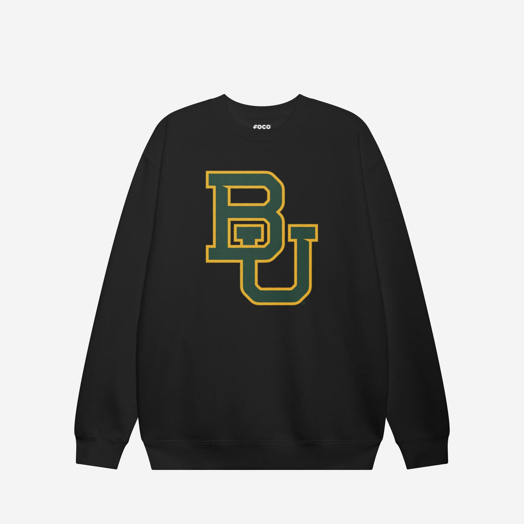 FOCO Baylor Bears Primary Logo Crew Neck Sweatshirt Black 3XL 4