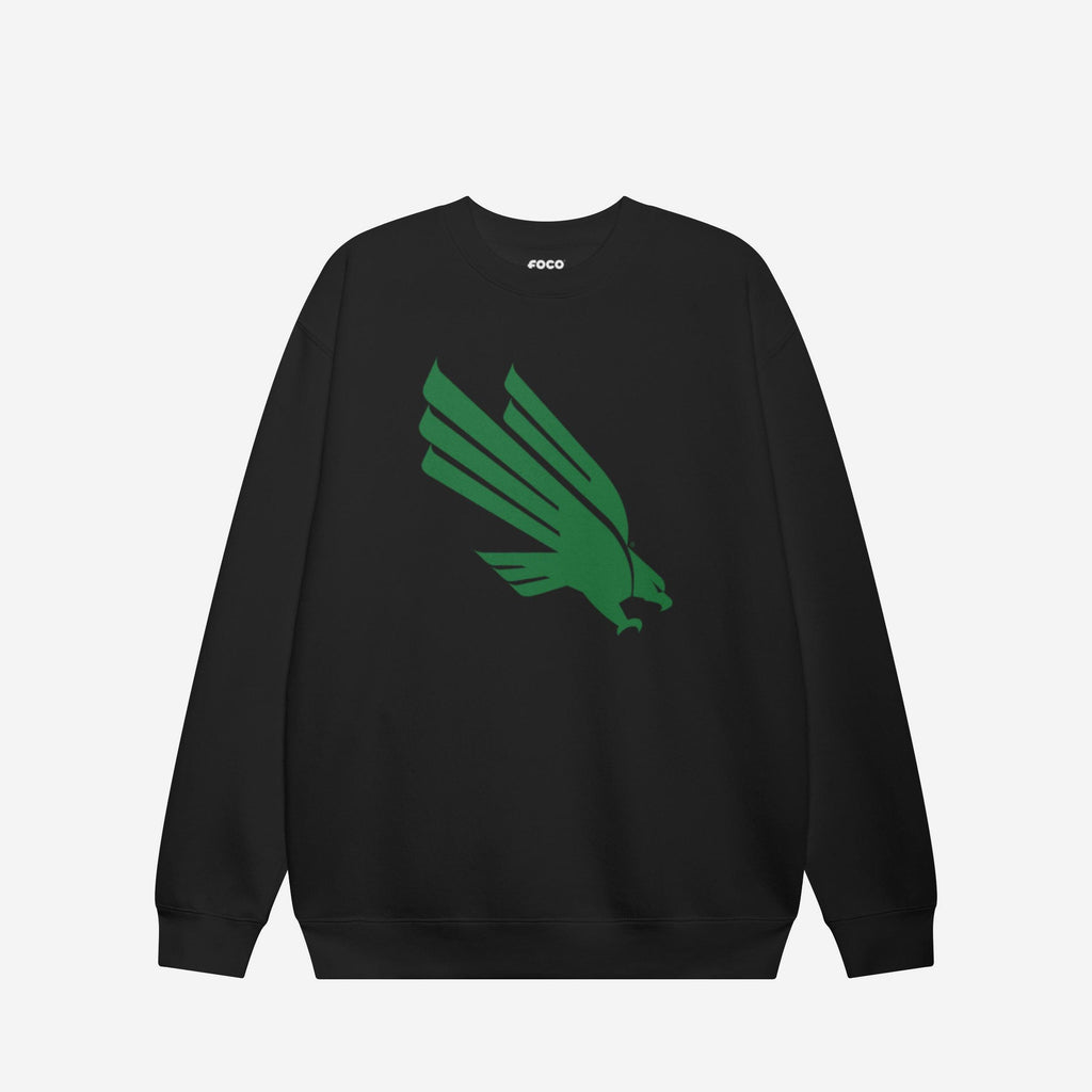 FOCO North Texas Mean Green Crew Neck Sweatshirt Athletic Heather L 4