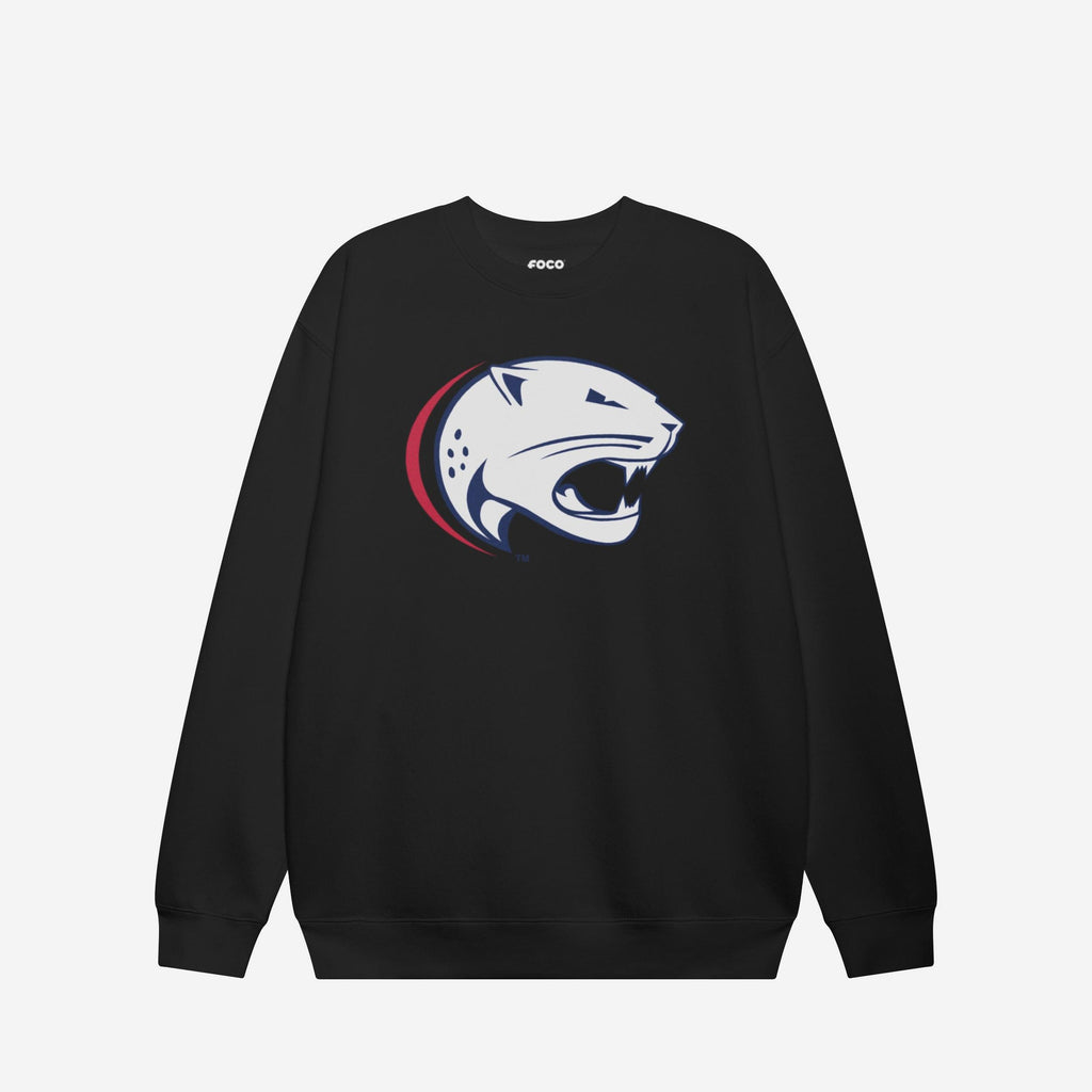 FOCO South Alabama Jaguars Primary Logo Crew Neck Sweatshirt Black / S 4