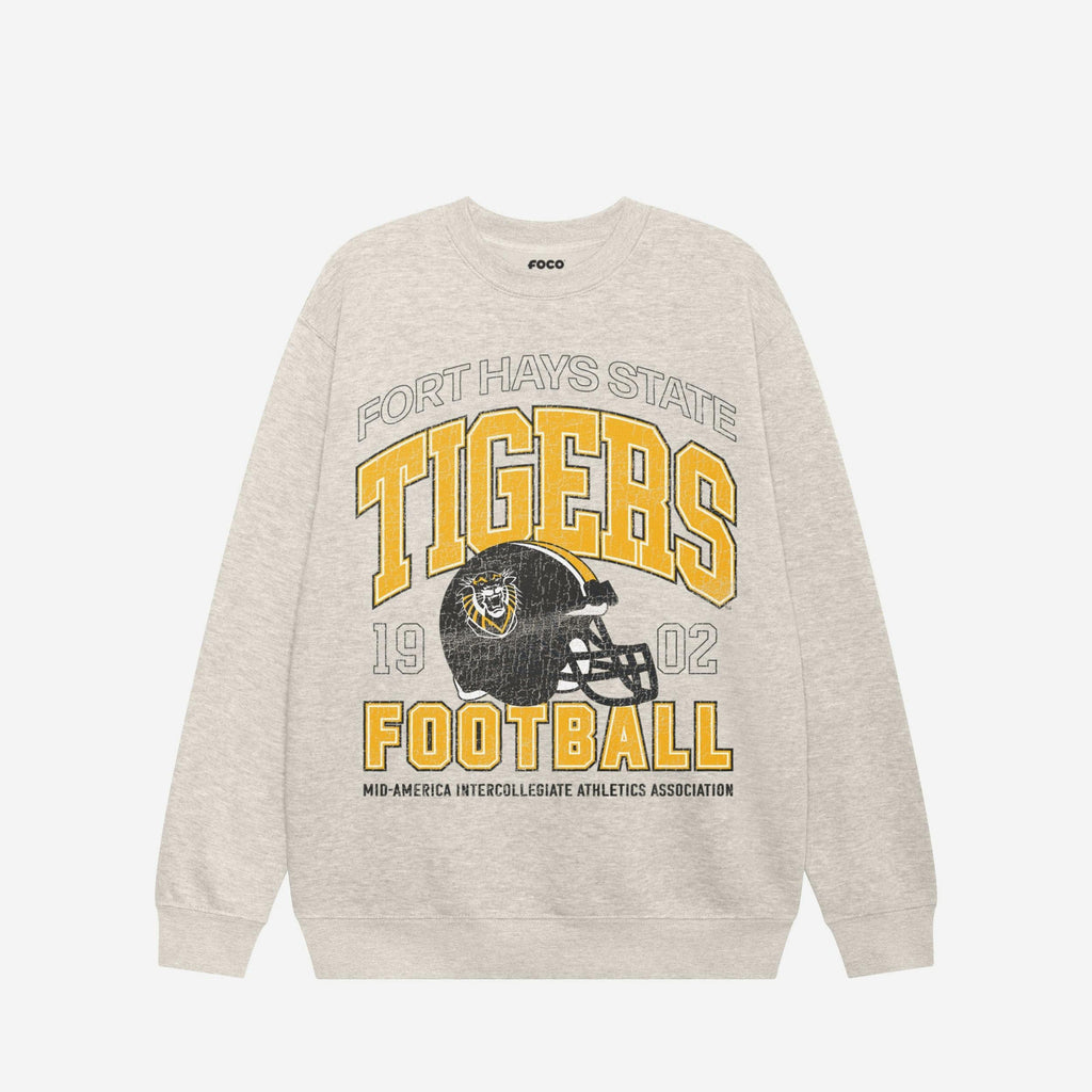 FOCO Fort Hays State Tigers Varsity Crew Neck Sweatshirt - M - Homme 2