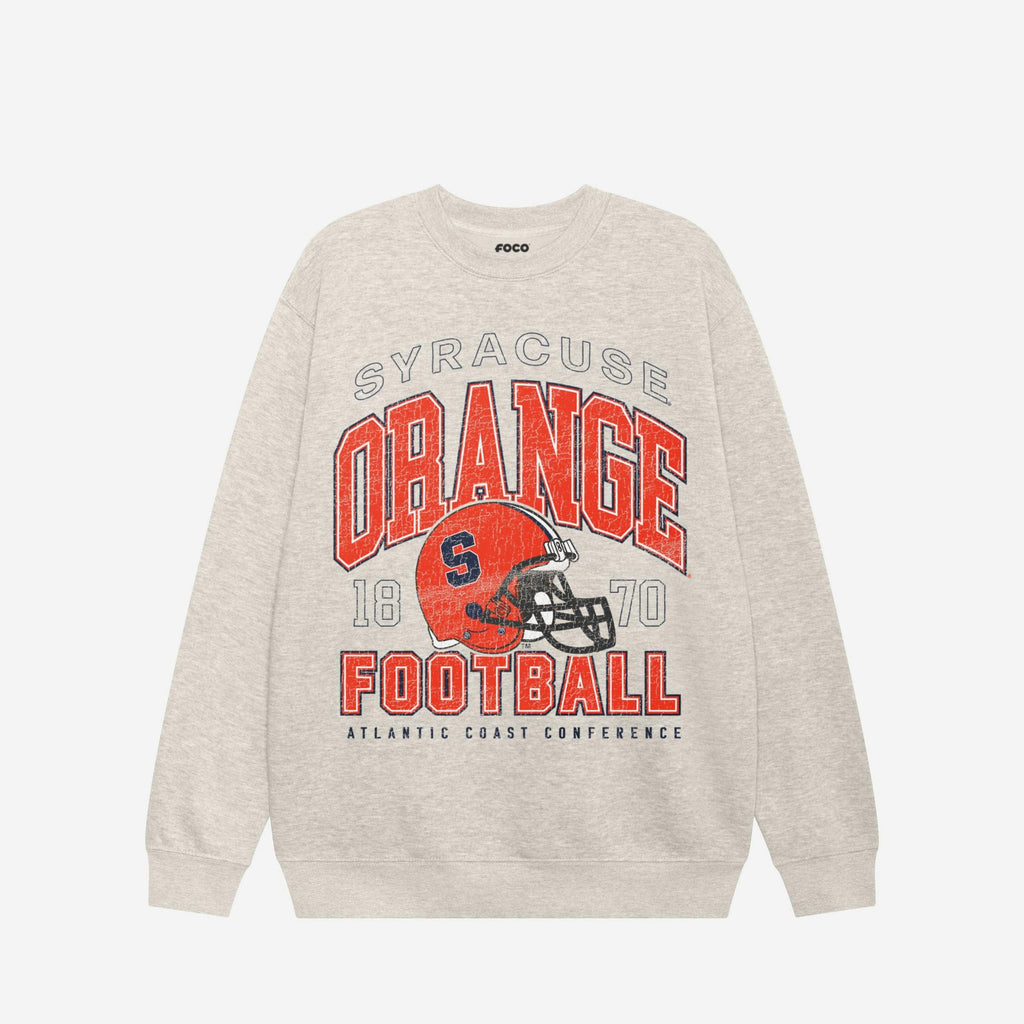 FOCO Varsity Crew Neck Sweatshirt Orange 2XL 2