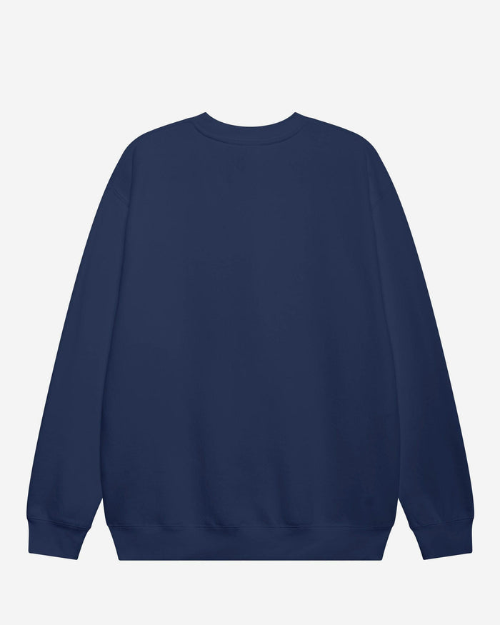 Chicago Bears Banner Crest Crew Neck Sweatshirt FOCO S - FOCO.com