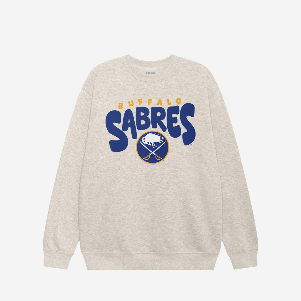 FOCO Buffalo Sabres Bubble Crew Neck Sweatshirt Blue XL Men 2
