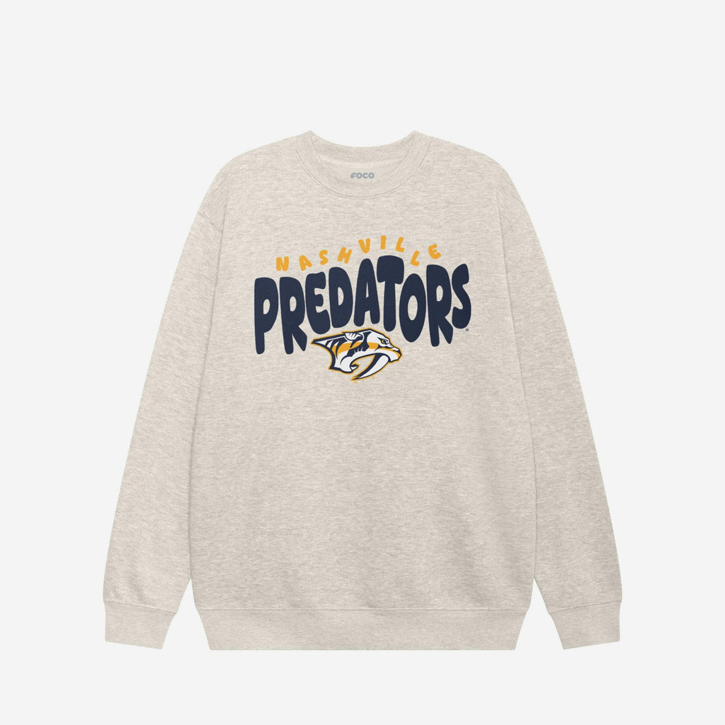 FOCO Nashville Predators Bubble Crew Neck Sweatshirt - 2XL - Herren 2