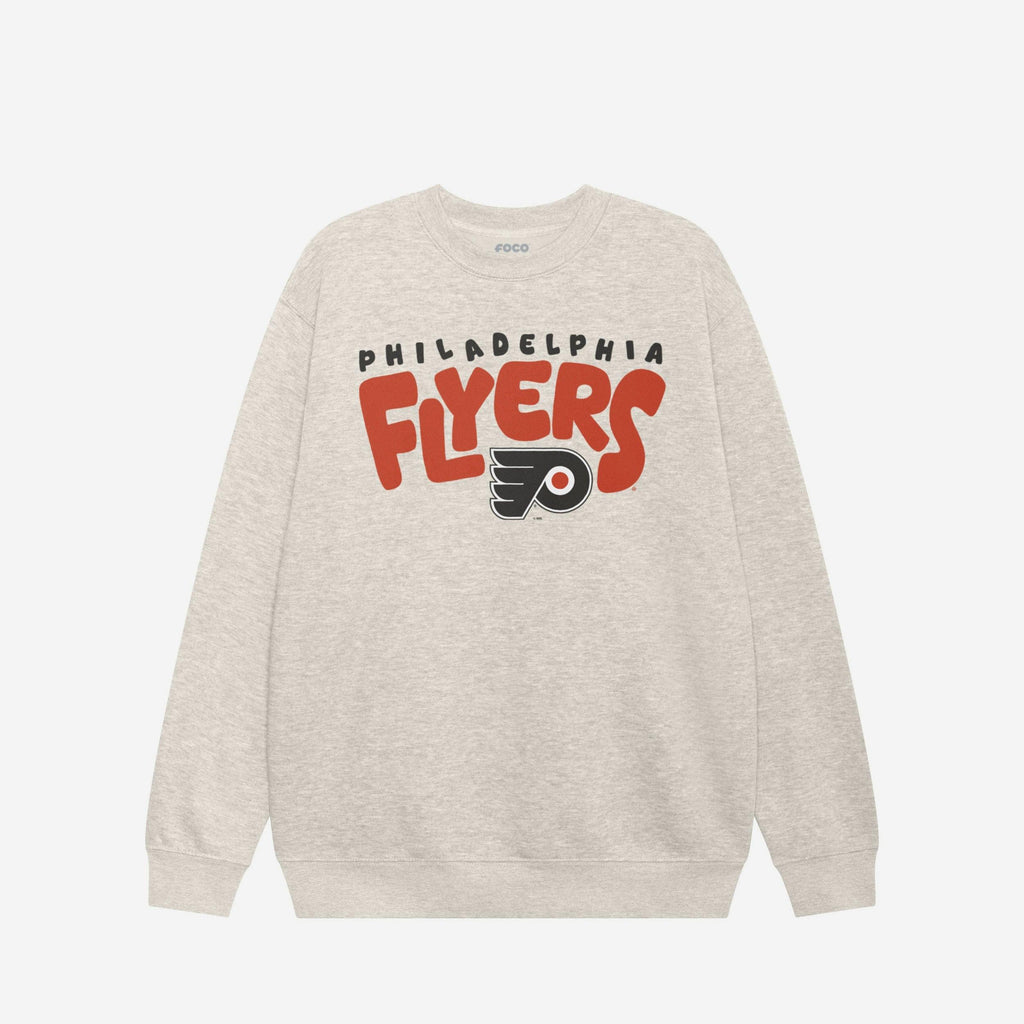 FOCO Philadelphia Flyers Bubble Crew Neck Sweatshirt - XL - Homme 2