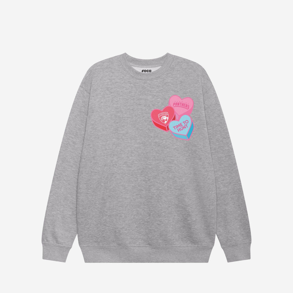 FOCO Florida Panthers Crew Neck Sweatshirt Oatmeal Heather S 4