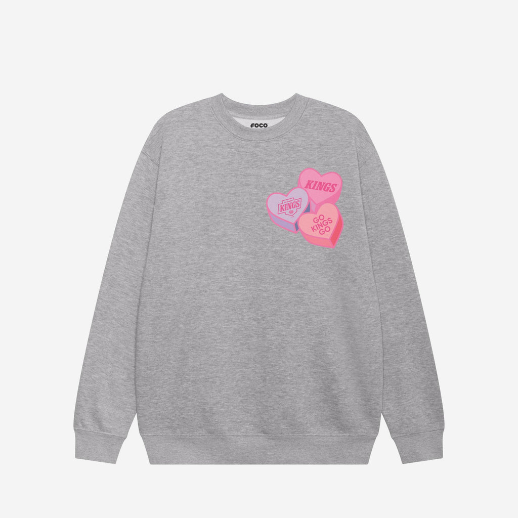 FOCO Los Angeles Kings Crew Neck Sweatshirt Athletic Heather M 4
