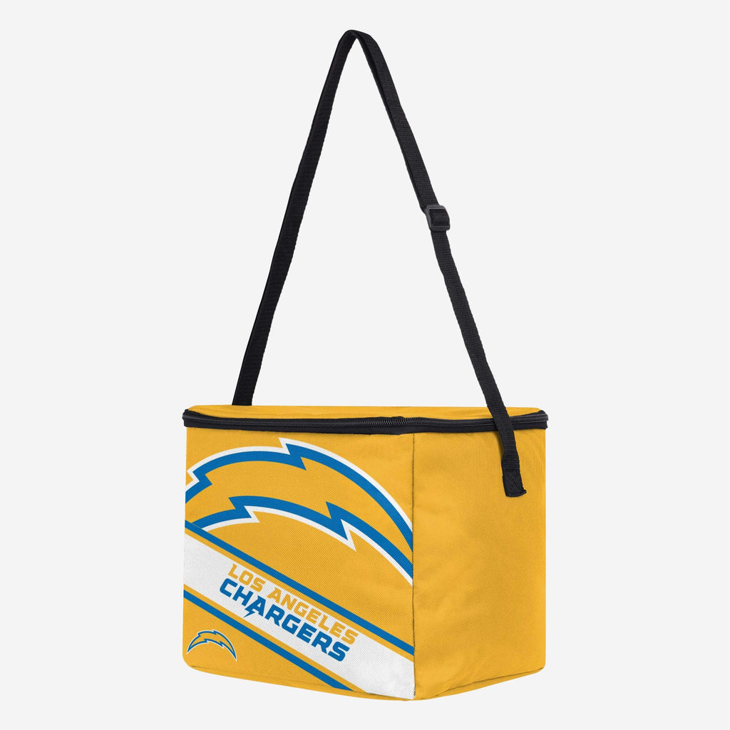 FOCO Los Angeles Chargers Big Logo Stripe 12 Pack Cooler Unisex 3
