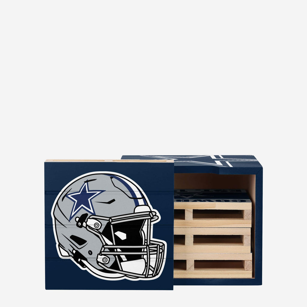 Dallas Cowboys 4 Pack Pallet Coaster Set FOCO - FOCO.com