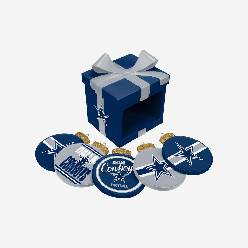 Dallas Cowboys Holiday 5 Pack Coaster Set FOCO