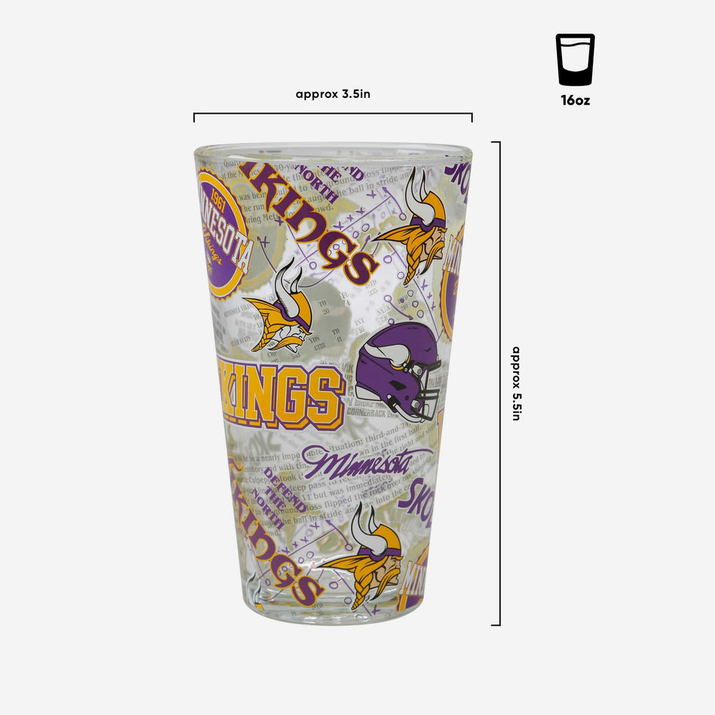 Minnesota Vikings Shot Glass – NFL Football Officially Licensed By Duck House-1280344