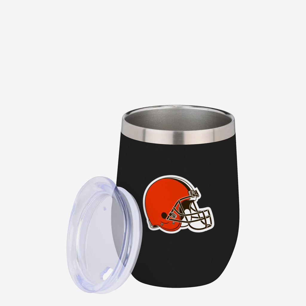 FOCO Cleveland Browns Mini Tumbler Orange/Brown 12 oz 4