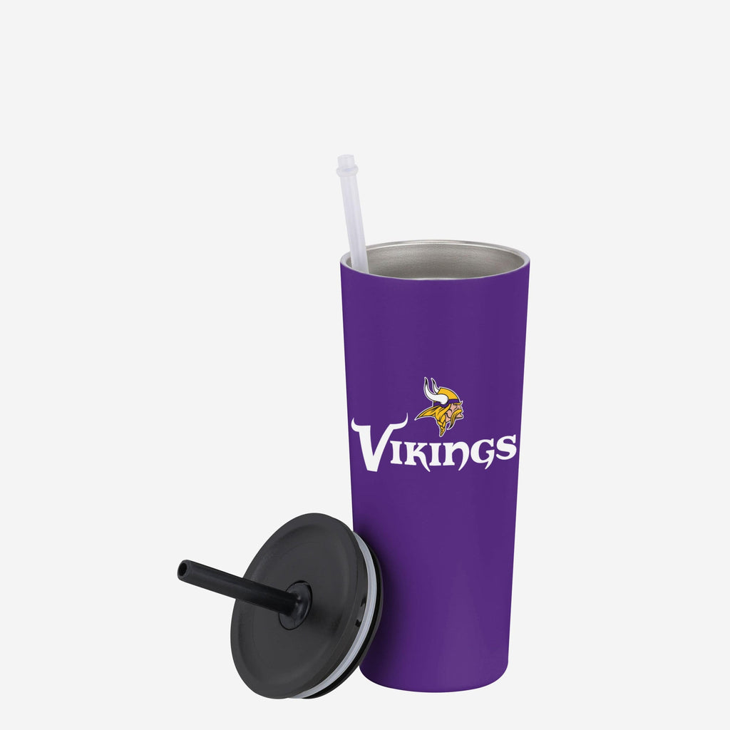 FOCO Minnesota Vikings Travel Tumbler Purple 22 oz 4