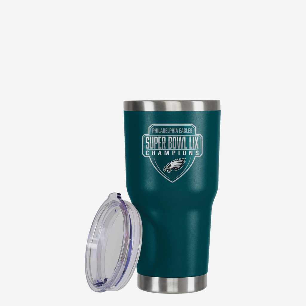 Philadelphia Eagles Super Bowl LIX Champions Team Logo 30 oz Tumbler FOCO