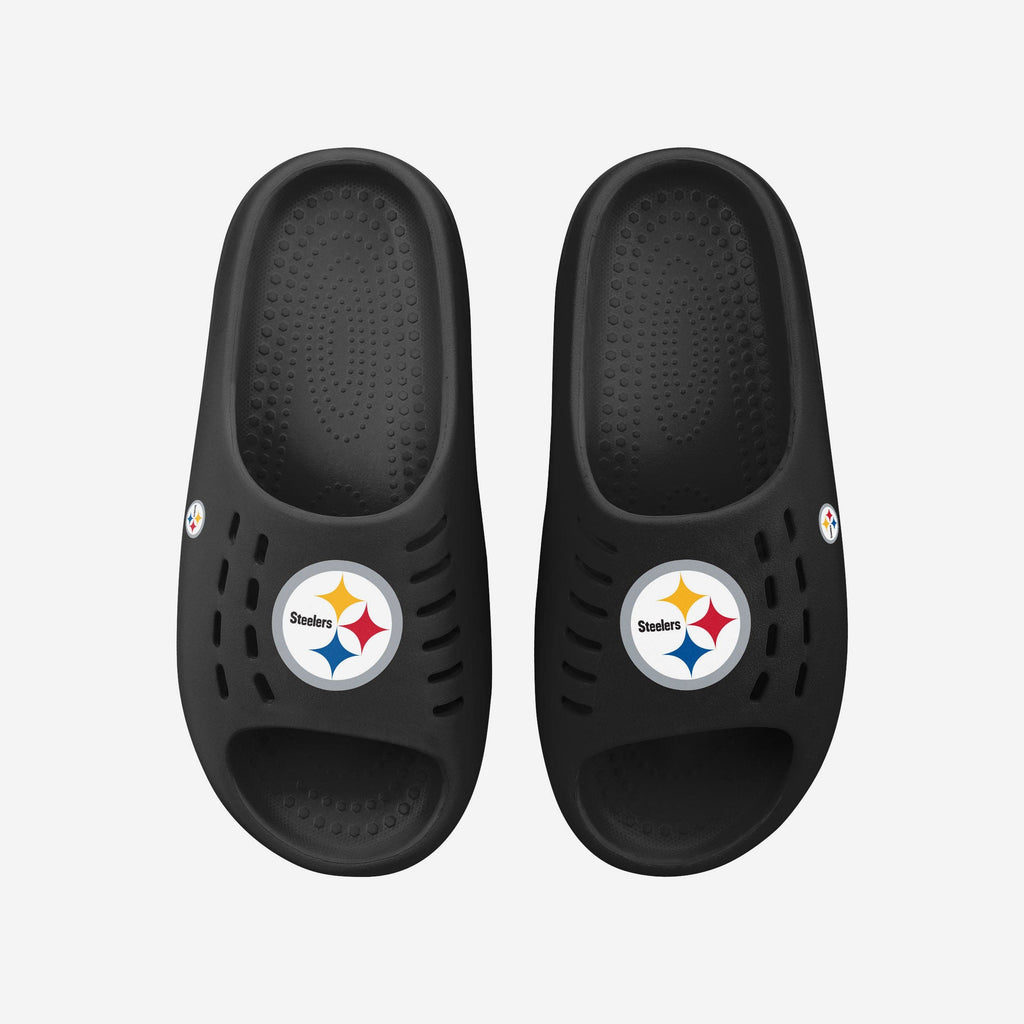 FOCO Pittsburgh Steelers Big Logo Chunky Slide XL Men 4