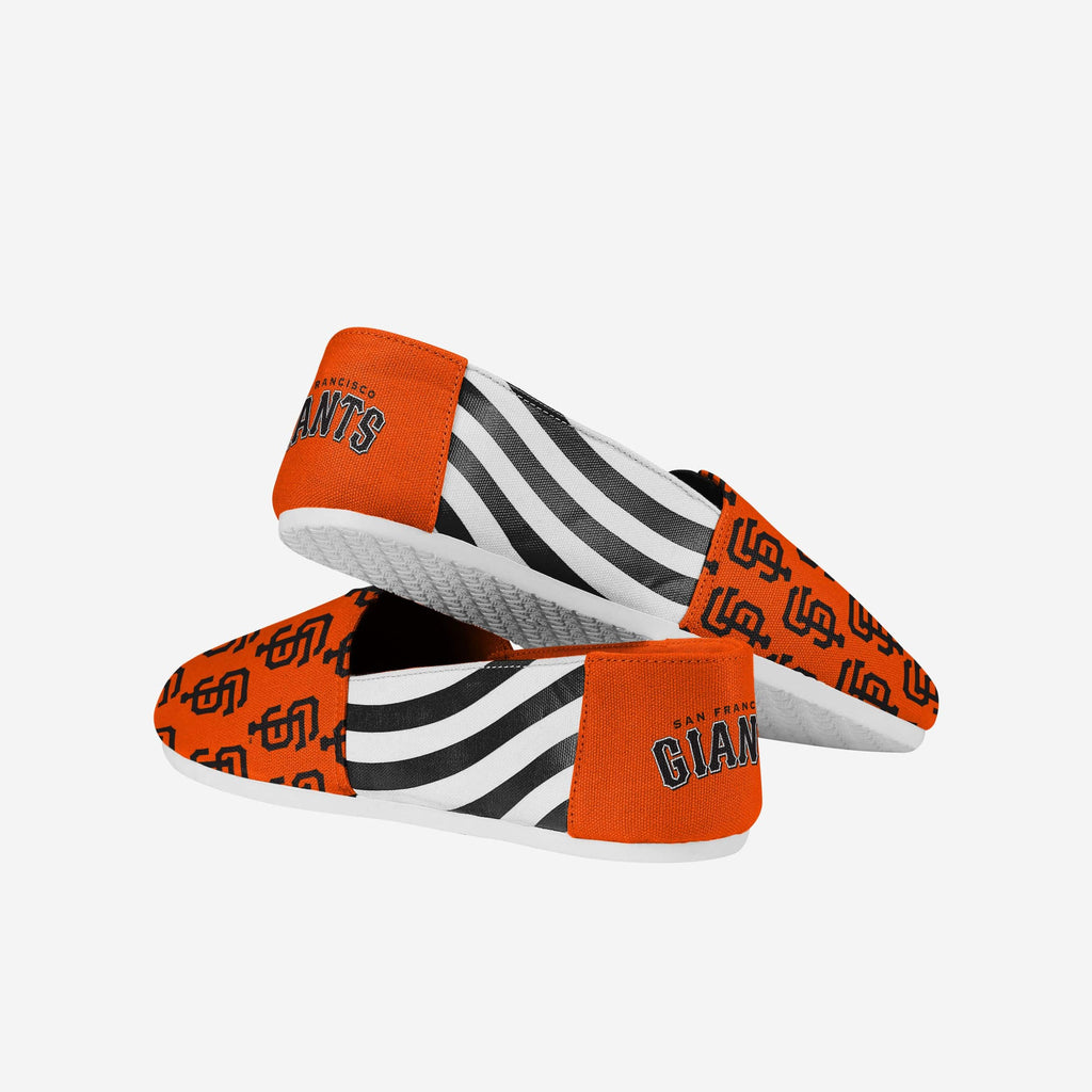 FOCO San Francisco Giants Stripe Canvas Shoe XL 4