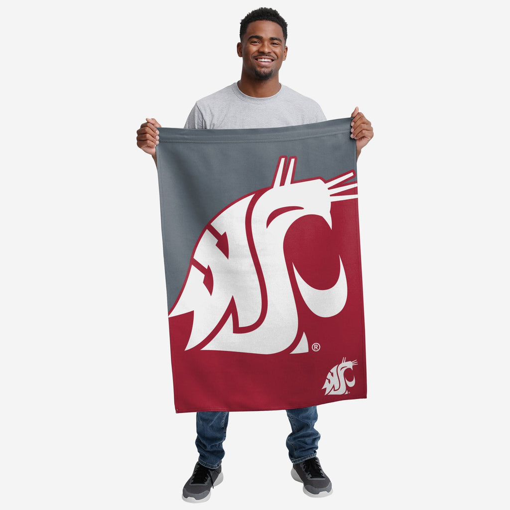 Central Washington University Gartenflagge – Wildcats Design, 100% Polyester, Doppelseitig Bedruckt
