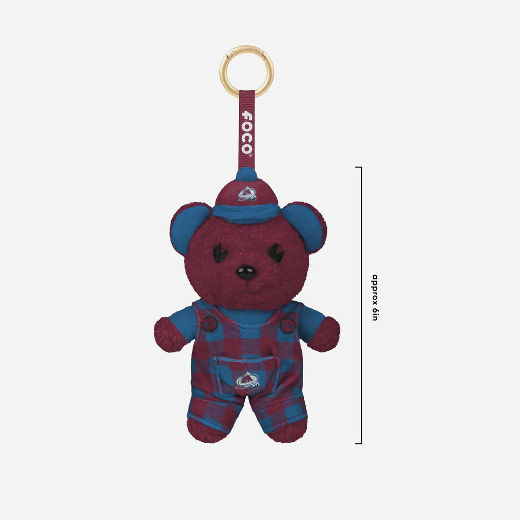Colorado Avalanche FOOCOOS Plush Bag Charm Keychain Blind Box