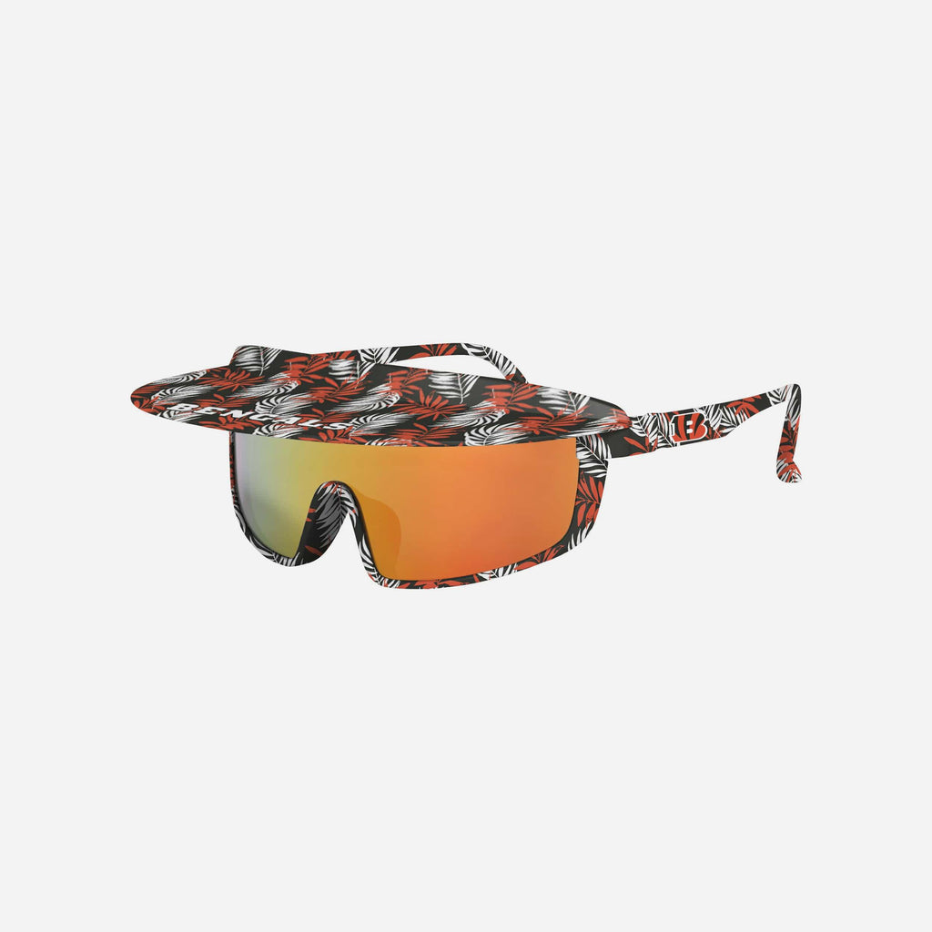 Cincinnati Bengals Floral Visor Sunglasses FOCO