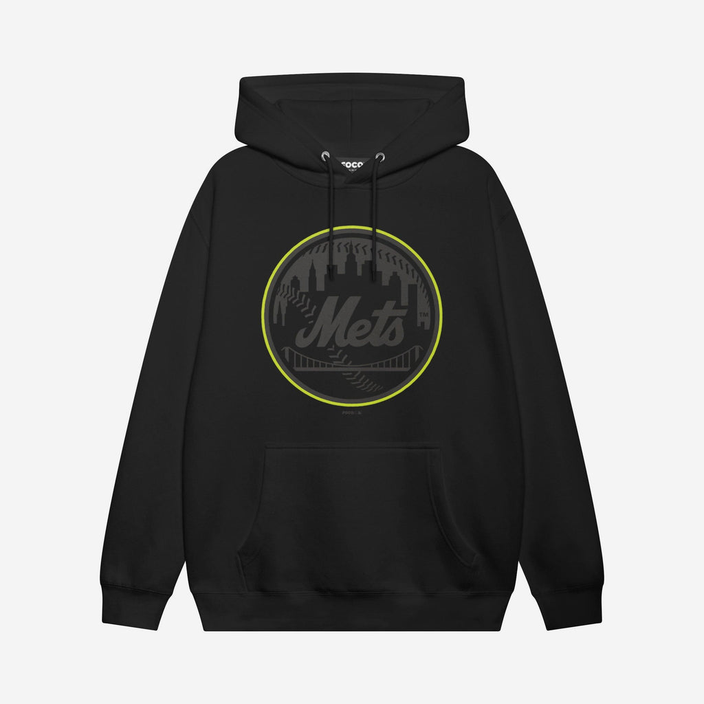 FOCO New York Mets Highlight Reel Hoodie Black/Volt S 4