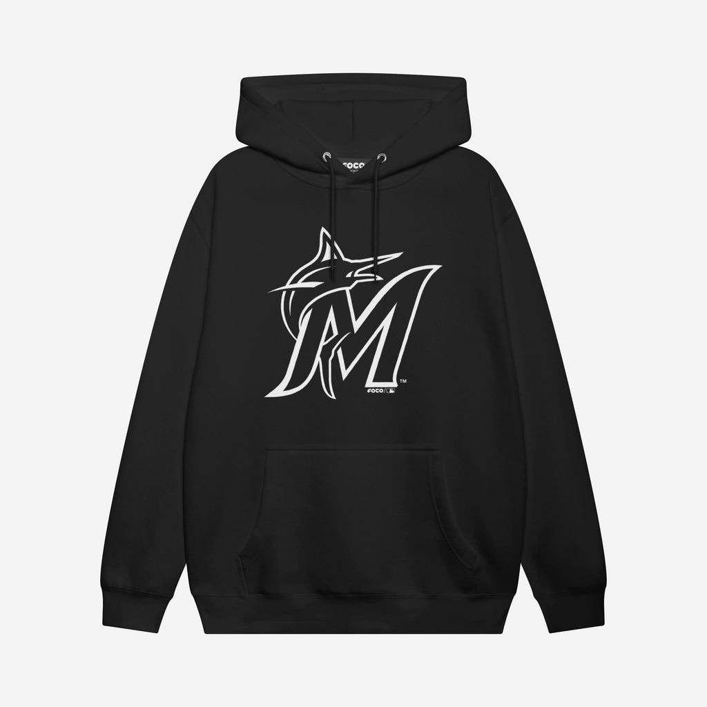 FOO Miami Marlins Pullover Hoodie White/XL 2