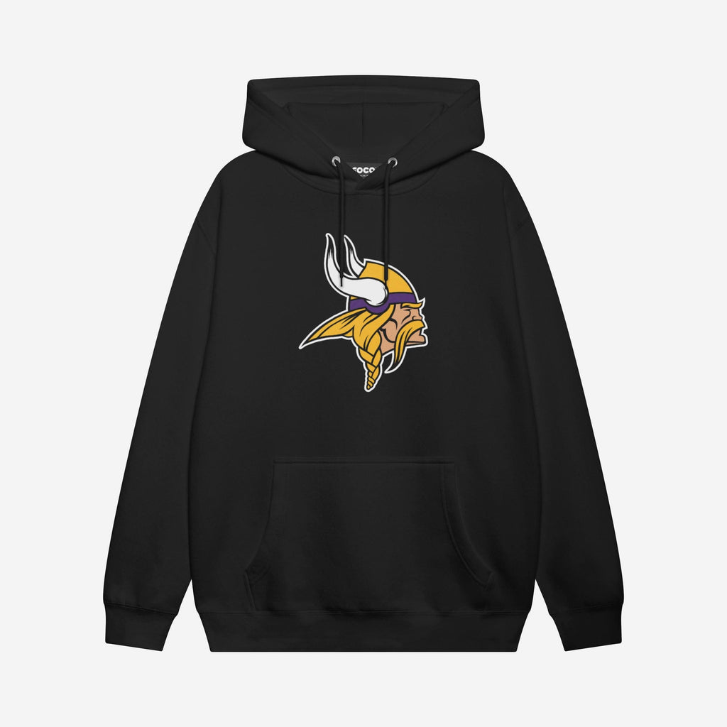 FOCO Minnesota Vikings Primary Logo Hoodie Athletic Heather L Unisex 4