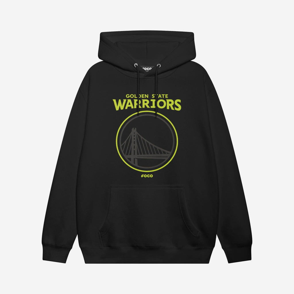 FOCO Golden State Warriors Highlight Reel Kapuzenpulli - Schwarz/Neonpink / 3XL 4