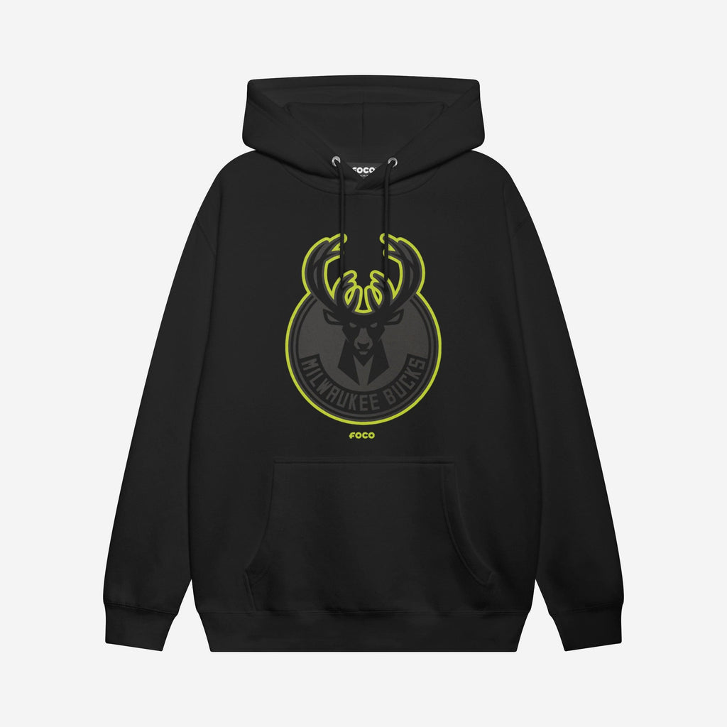 FOCO Milwaukee Bucks Highlight Reel Kapuzenpulli - Schwarz/Volt / 3XL - Unisex 4
