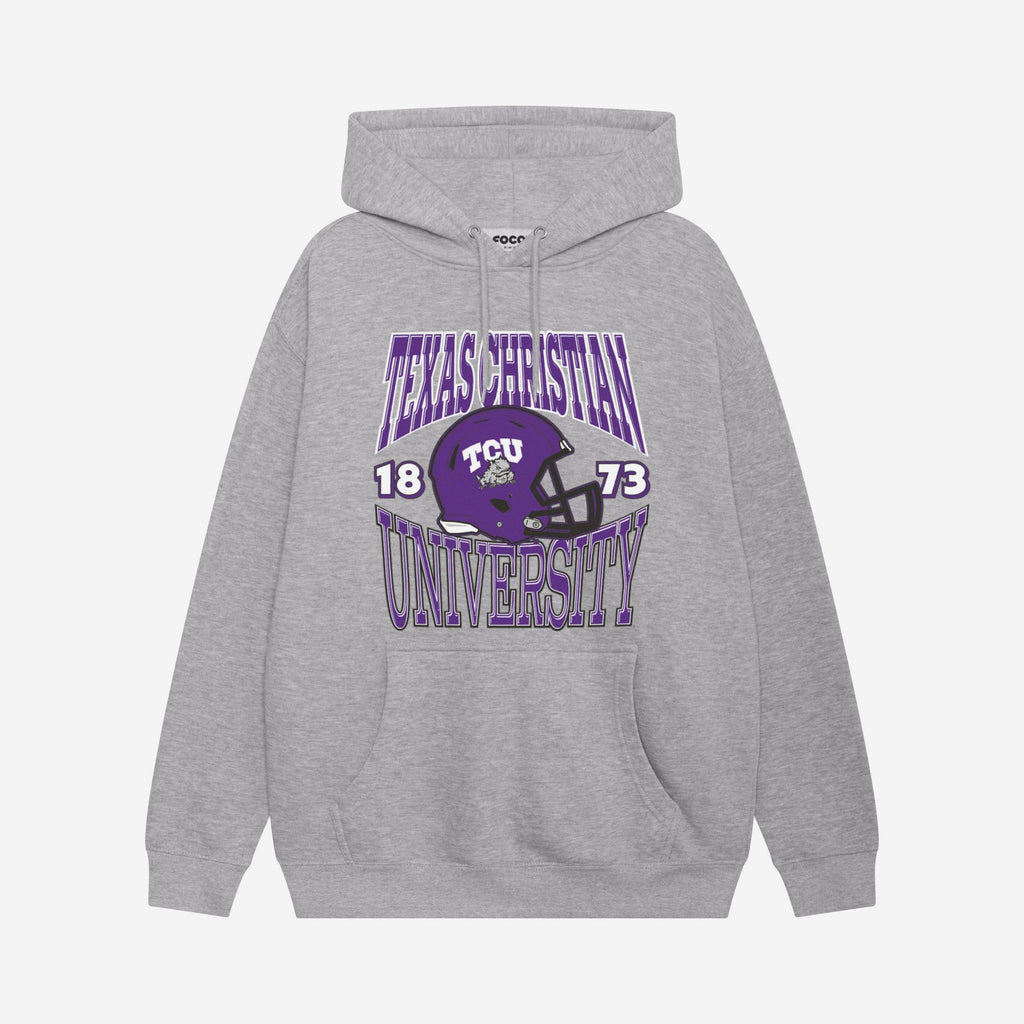 FOCO TCU Horned Frogs Classic Team Helmet Hoodie Men Small 2