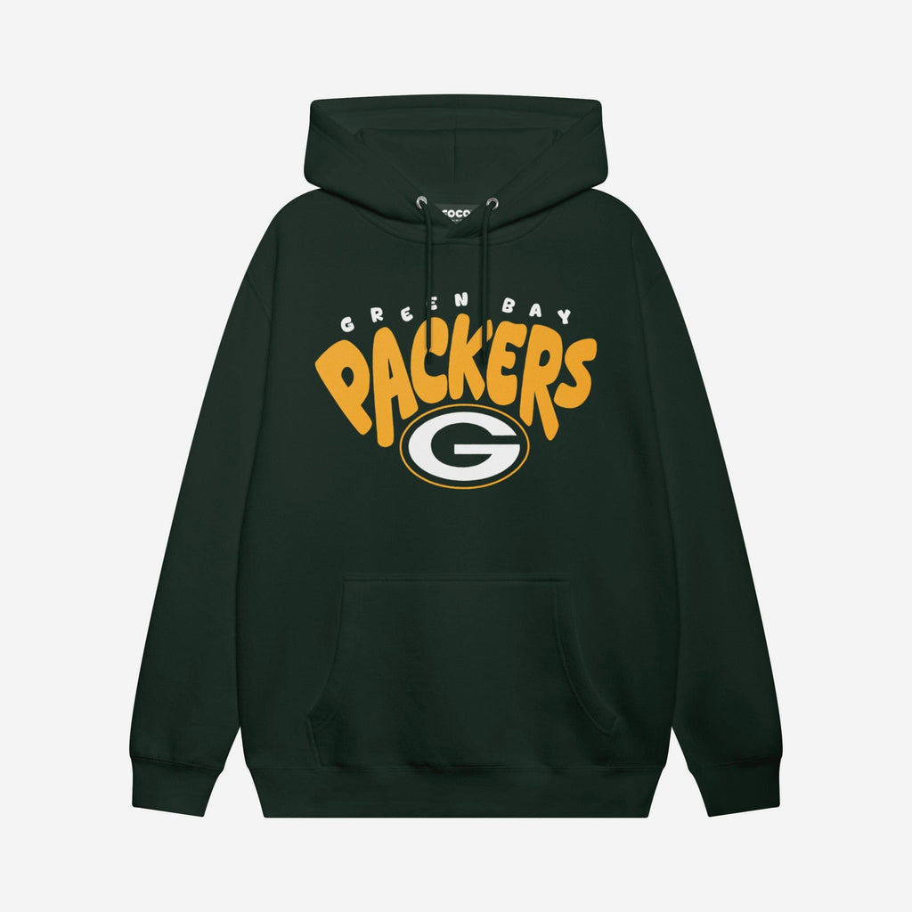 FOCO Green Bay Packers Bubble Hoodie Green L Unisex 2