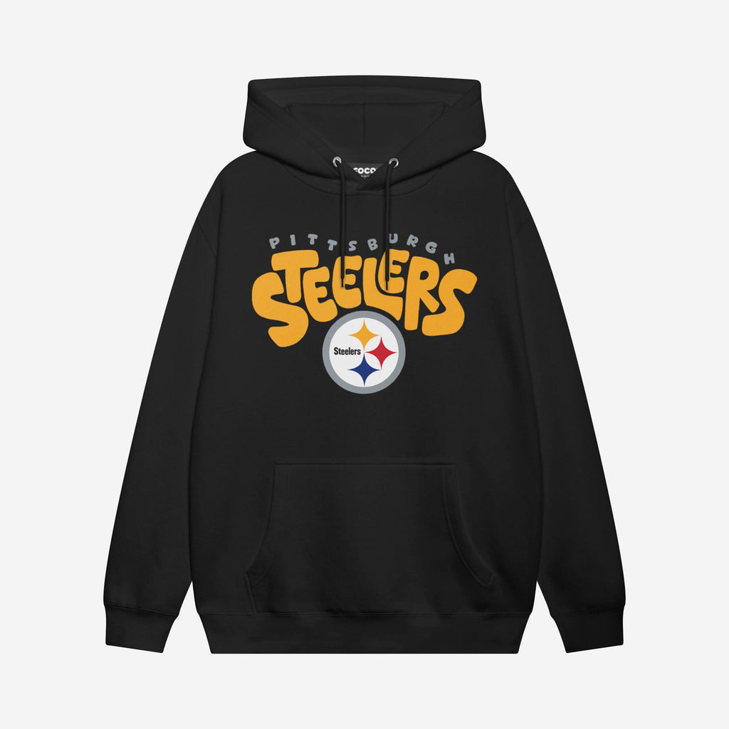 FOCO Pittsburgh Steelers Pullover Hoodie Black/XL 2