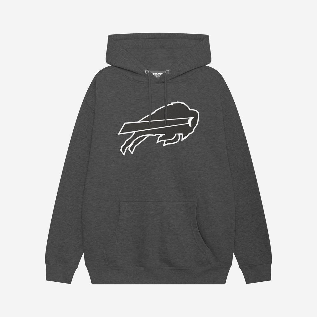 FOCO Buffalo Bills Primary Logo Hoodie Black/White L 2