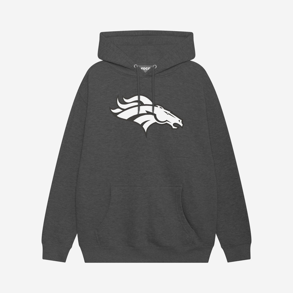 FOCO Denver Broncos Primary Logo Hoodie Black/White L 2