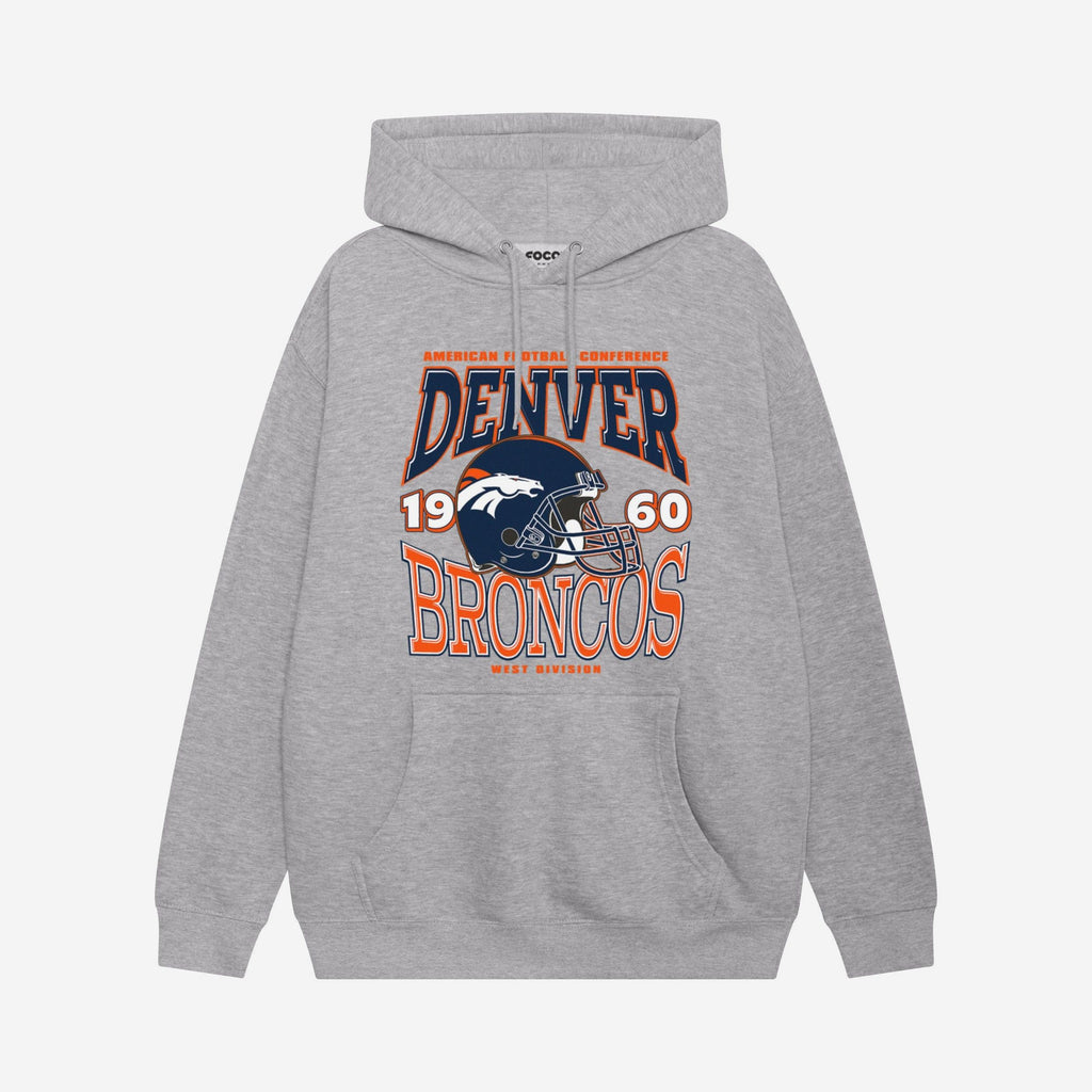 FOCO Denver Broncos Classic Team Helmet Hoodie Men Small 2