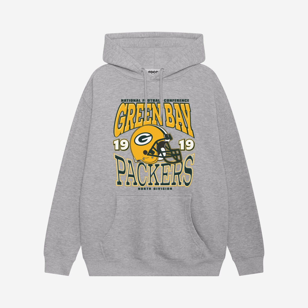 FOCO Green Bay Packers Classic Team Helmet Hoodie Green Size L 2