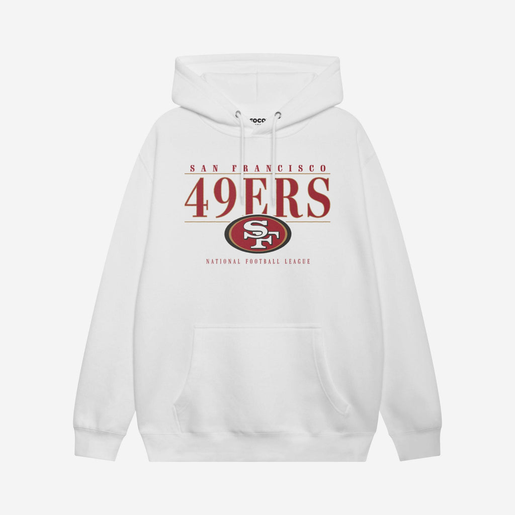 FOCO San Francisco 49ers Signature Bar Hoodie Red XL 2
