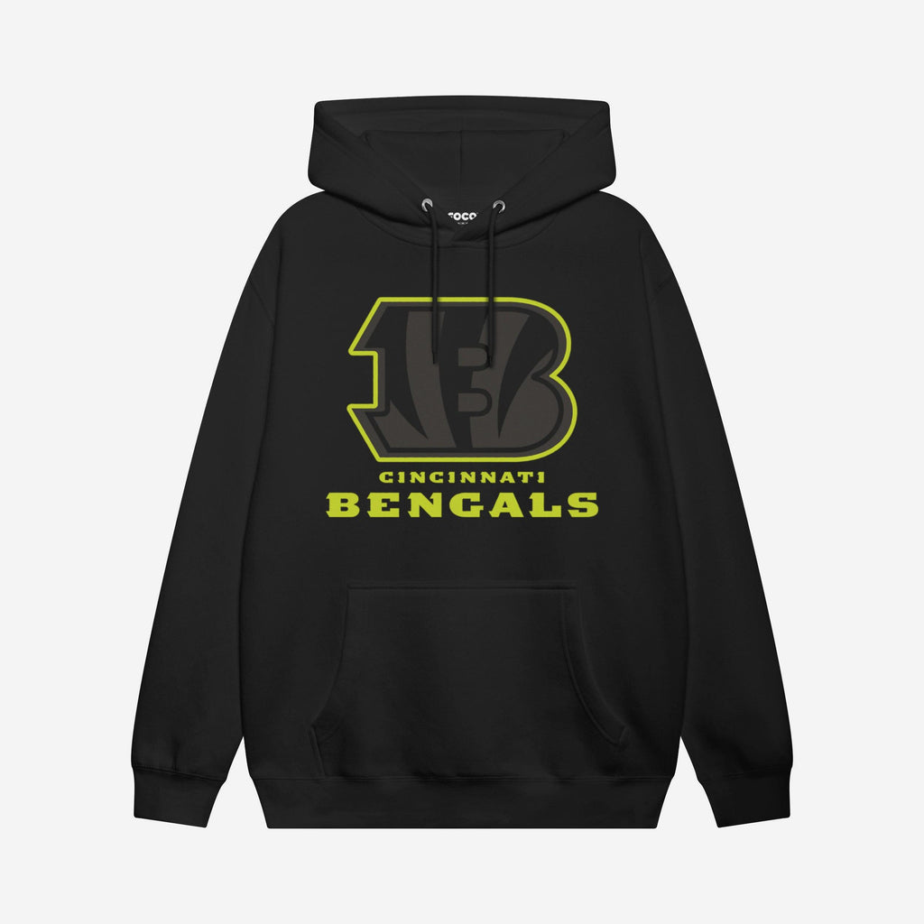 FOCO Highlight Reel Hoodie Black/Volt M Men 4
