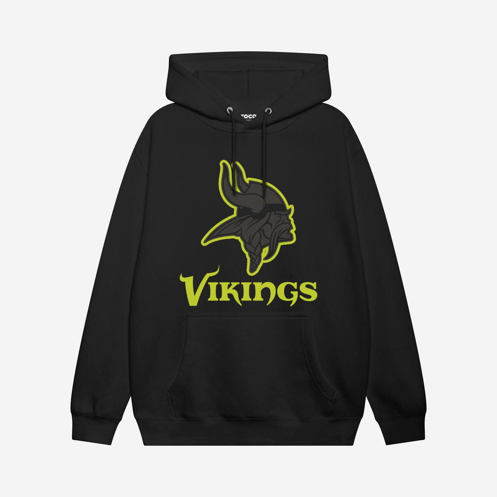 FOCO Minnesota Vikings Highlight Reel Sweat à capuche - Noir/Volt / 3XL 4